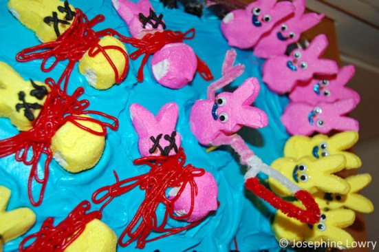 Nothing says Easter like a knife-welding Peep bunny Nothing says Easter like a knife-welding Peep bunny