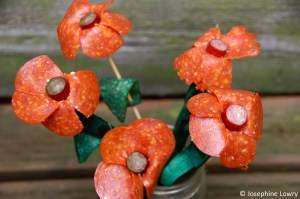pepperoni-meat-petals pepperoni meat petals